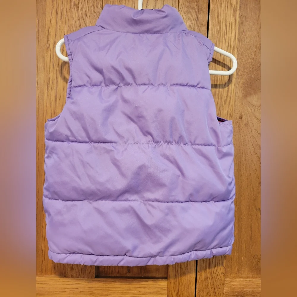 Reversable Faded Glory Girls Puffer Vest 3t